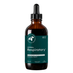 Mountain Meadow Herbs Respiratory bottle close-up for lung support.