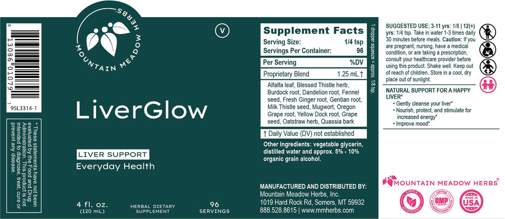 Mountain Meadow Liver Glow bilberry fruit closeup suggesting liver wellness benefits.