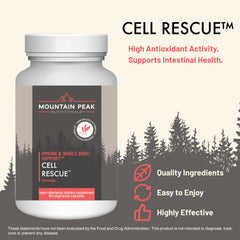 Mountain Peak Cell Rescue dosage capsule ready for daily use