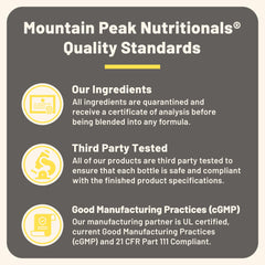Mountain Peak Prostate Supplement bottle pour for easy daily intake.