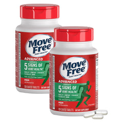 Move Free Advanced Plus MSM bottle front view for daily joint support