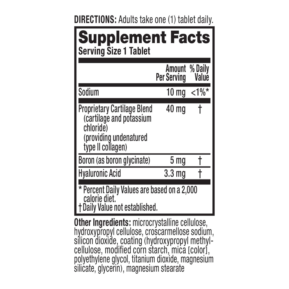 Move Free bottle on wooden surface suggests easy once-daily supplementation.