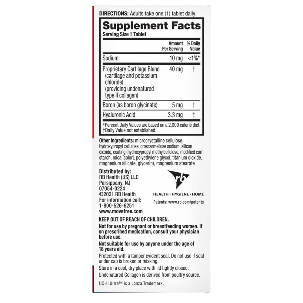 Move Free Ultra scientists’ mark indicating clinically inspired ingredients.