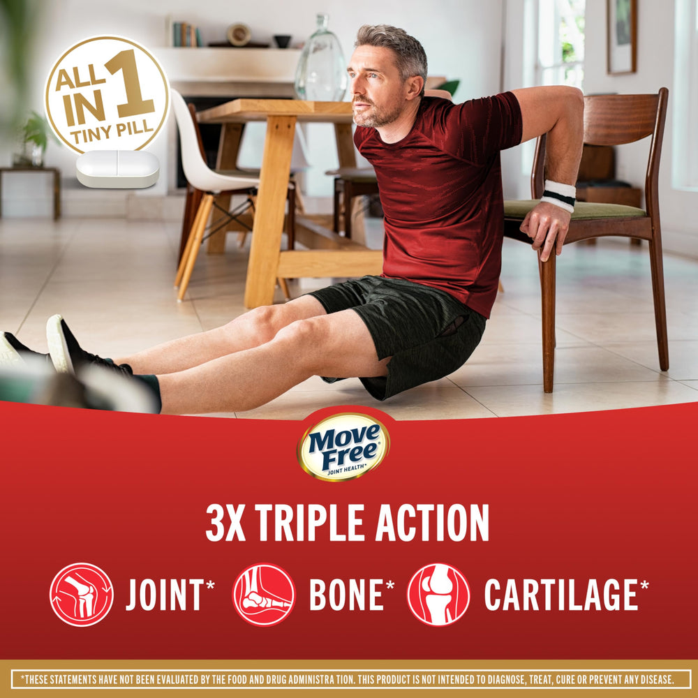 Move Free Ultra tablet daily-dose close-up for easy one-per-day use.