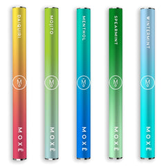 MOXE five-pack compact design promotes easy grip and discreet use anywhere