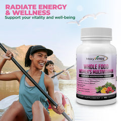MoxyVites daily use routine image, convenient vegan multivitamin for busy lifestyles.