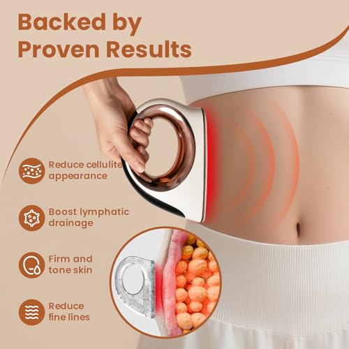 Mozoss cellulite massager on arms offers at-home treatment for smoother skin and toned feel.