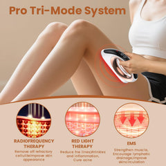 Mozoss cellulite massager for legs enables convenient home massage and surface feel improvement.