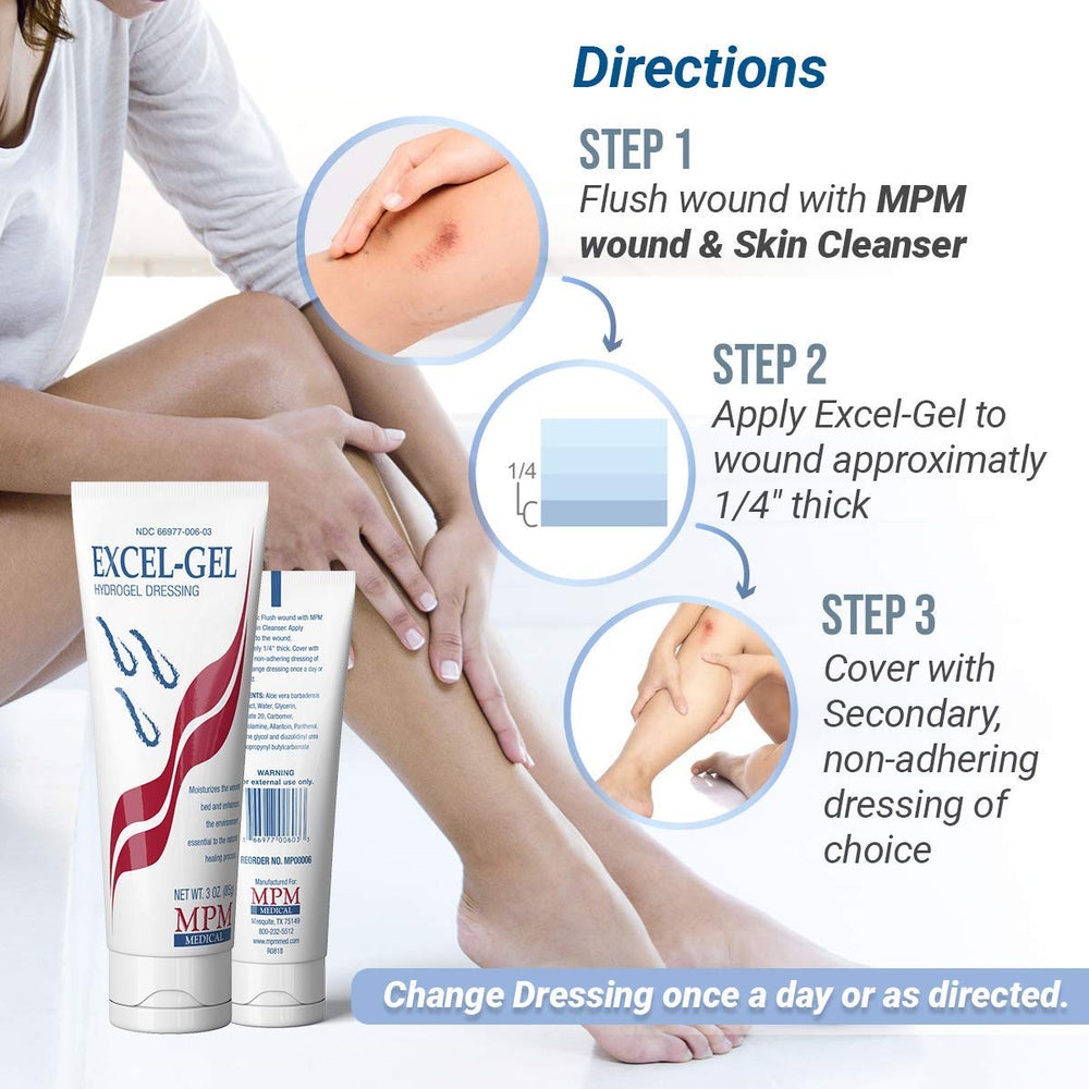 MPM RadiaPlex Rx gel sample 0.5 oz shown for trial use during treatment
