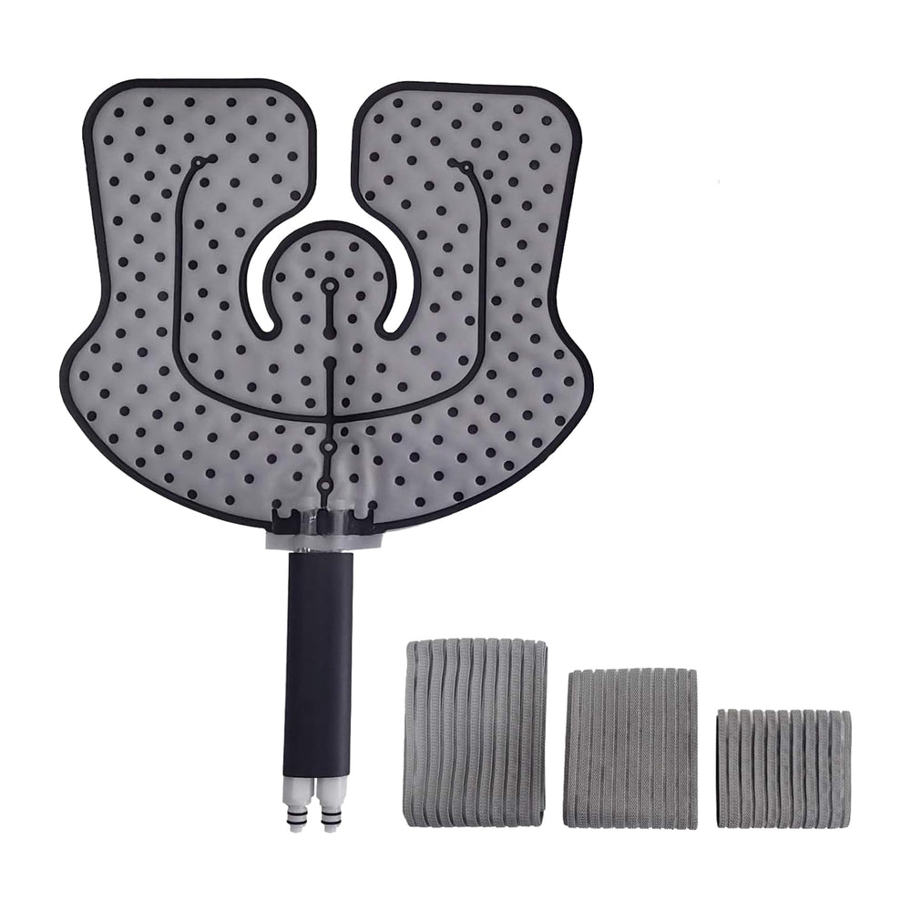 MPMT cold water therapy pad on knee for targeted recovery