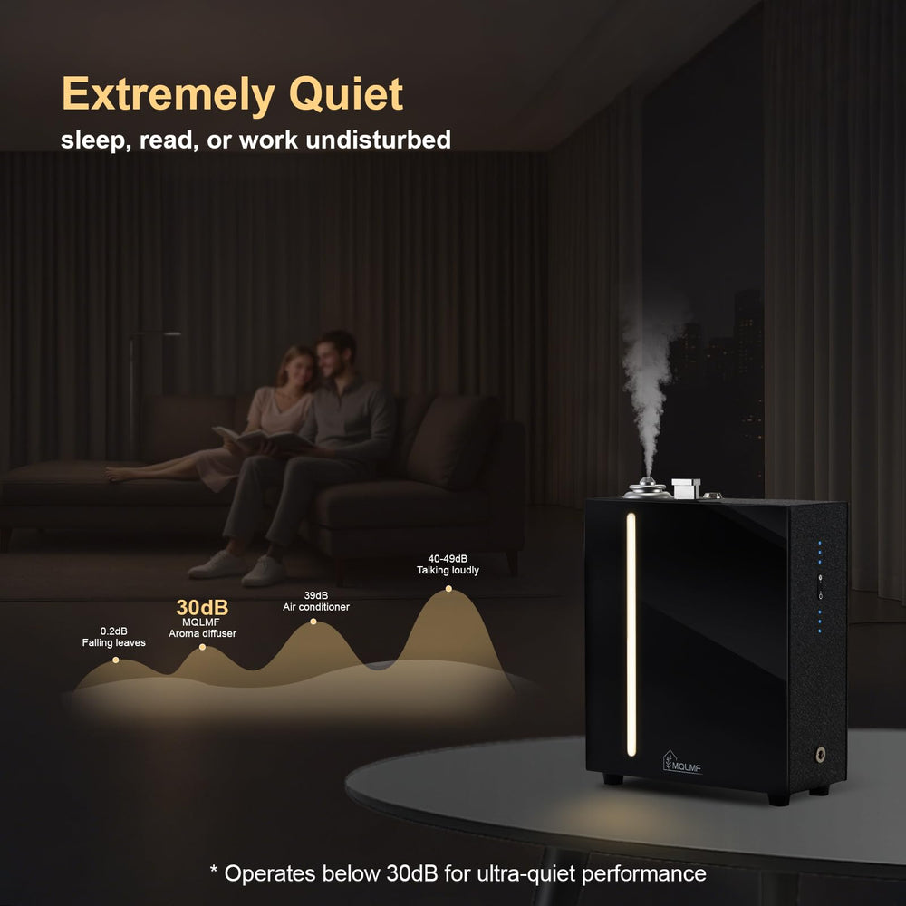 MQLMF diffuser ultra-quiet operation near guests' footsteps