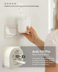 MQLMF energy-efficient design works across 110V–240V outlets for travel.