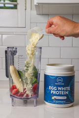MRM 20-serving packaging shown, offering a long-lasting protein supply.