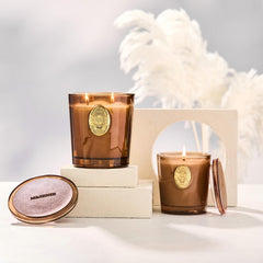 M&SENSE 19.8 oz candle offers extended fragrance