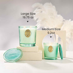 M&SENSE large candle for home office use gives steady scent without overpowering space
