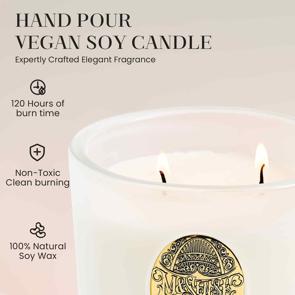 M&SENSE vanilla pie scent close-up highlights inviting aroma for relaxation.