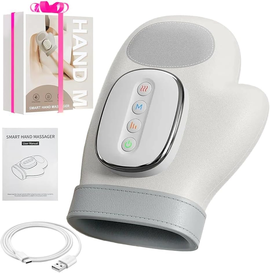 Msiud hand massager features soft PU leather sleeves for comfort