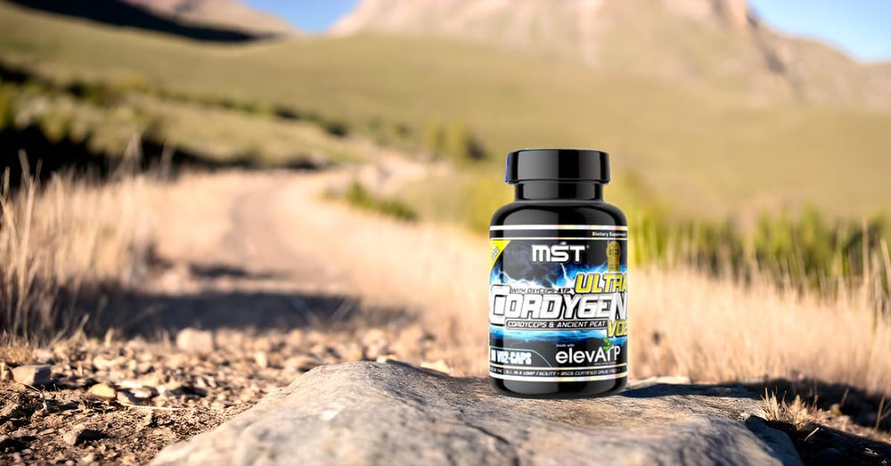 MST Cordygen VO2 Ultra streamlined bottle on-the-go energy for workouts