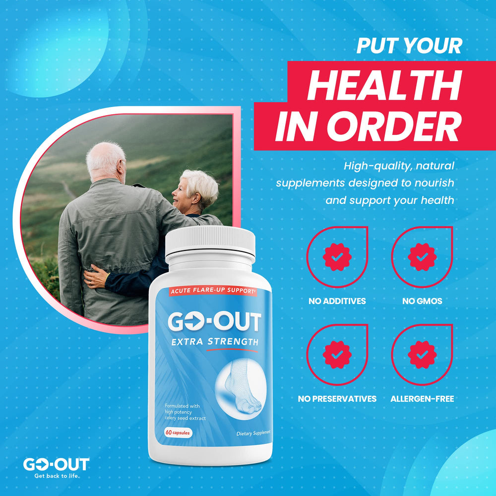 USA-made Go Out Extra Strength with USP-NF purity seal