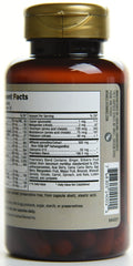 Mt Angel Vitamins iron, calcium, and vitamin D capsules for bone and blood support.