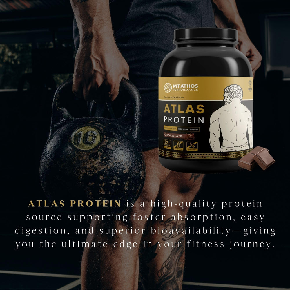 Mt. Athos Atlas ingredients highlight natural, pure protein formula