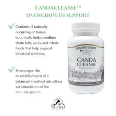 Mt. Capra CandaCleanse caprylic acid capsules for targeted microbial balance