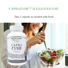 CapraZyme serving suggestion with spoon for daily routines