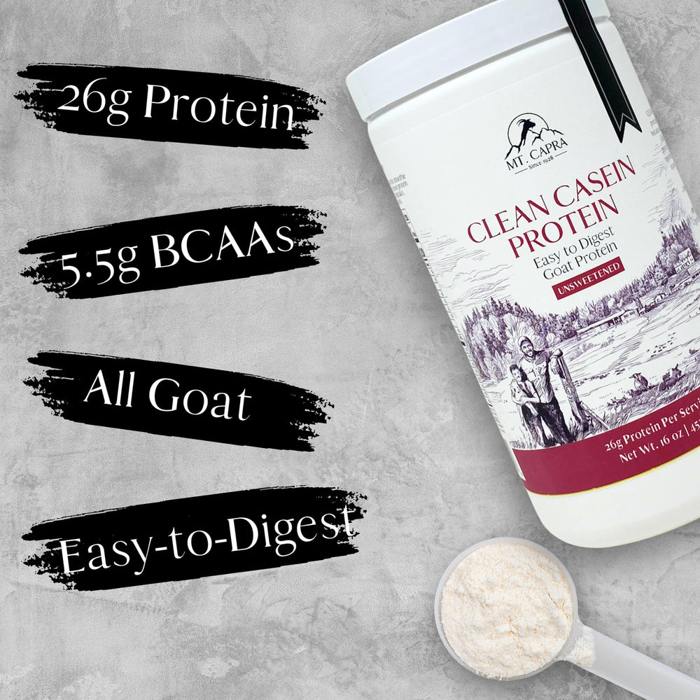 Mt Capra Clean Casein being poured into shaker for a shake