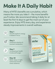 MTE clean-label ingredients emphasize natural energy without artificial additives.