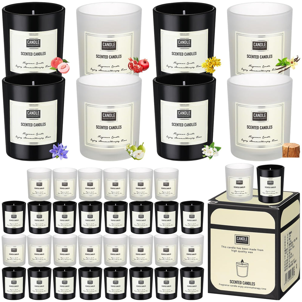 MTLEE 48pc scented candles bulk set, ideal for celebrations and gifting