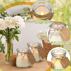 MTLEE bridesmaids and groomsmen gifts displayed on a reception table.