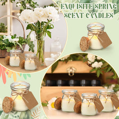 MTLEE cherry blossom scent candle for elegant gifting