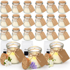 MTLEE flower scent jar candles in gift-ready packaging