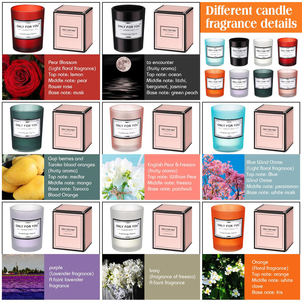 MTLEE individually packaged candles preserve fragrance and freshness.