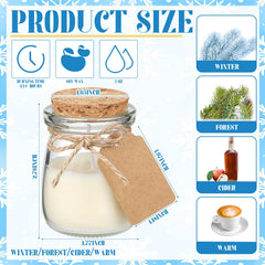 MTLEE gift packaging for winter candle set, ready for gifting