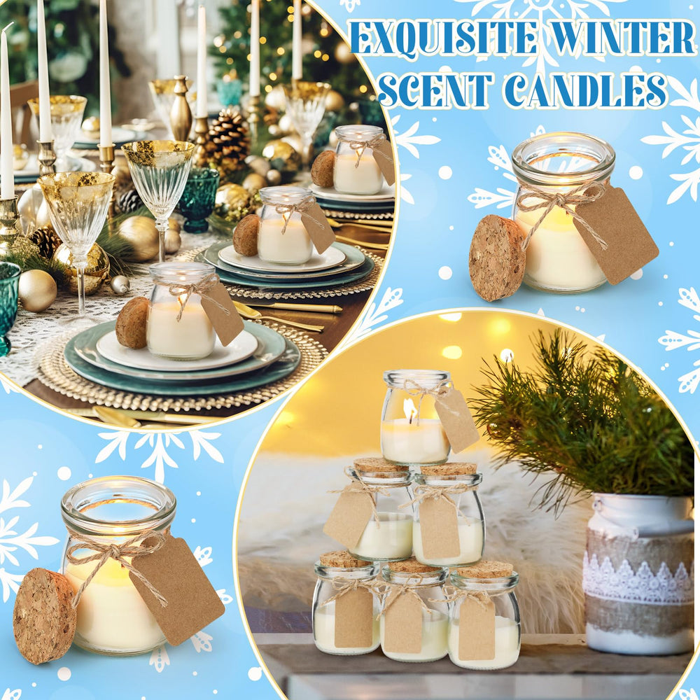 MTLEE winter forest cider warm candles arranged for seasonal decor