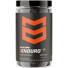 MTN OPS Enduro bottle shown for caffeine-free pre-workout use