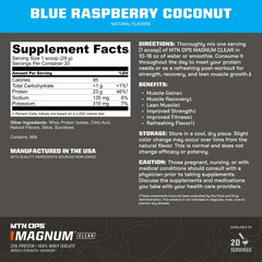 Athlete enjoying Magnum Clear Whey after training.