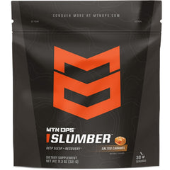 MTN OPS Slumber bottle front label highlighting sleep-support formula.