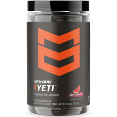 MTN OPS YETI On The Go watermelon pack ready for travel energy and focus.