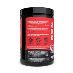 MTS Clash Grape Splash label closeup shows dosage and ingredients