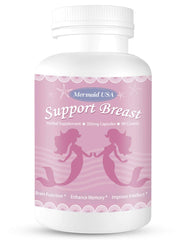 M.U natural breast enhancement pills bottle, supporting breast health and firmness