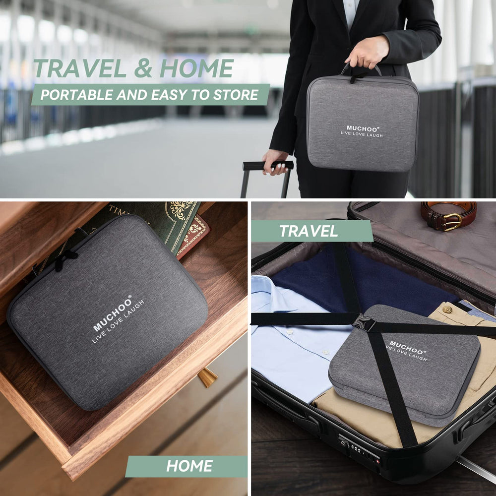 MUCHOO travel case open shows organized kit ready for on the go therapy