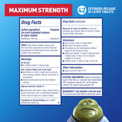 Mucinex 12 Hour tablets being poured to show immediate and extended release