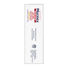 Nighttime caplets highlighting runny nose relief and cough suppression.