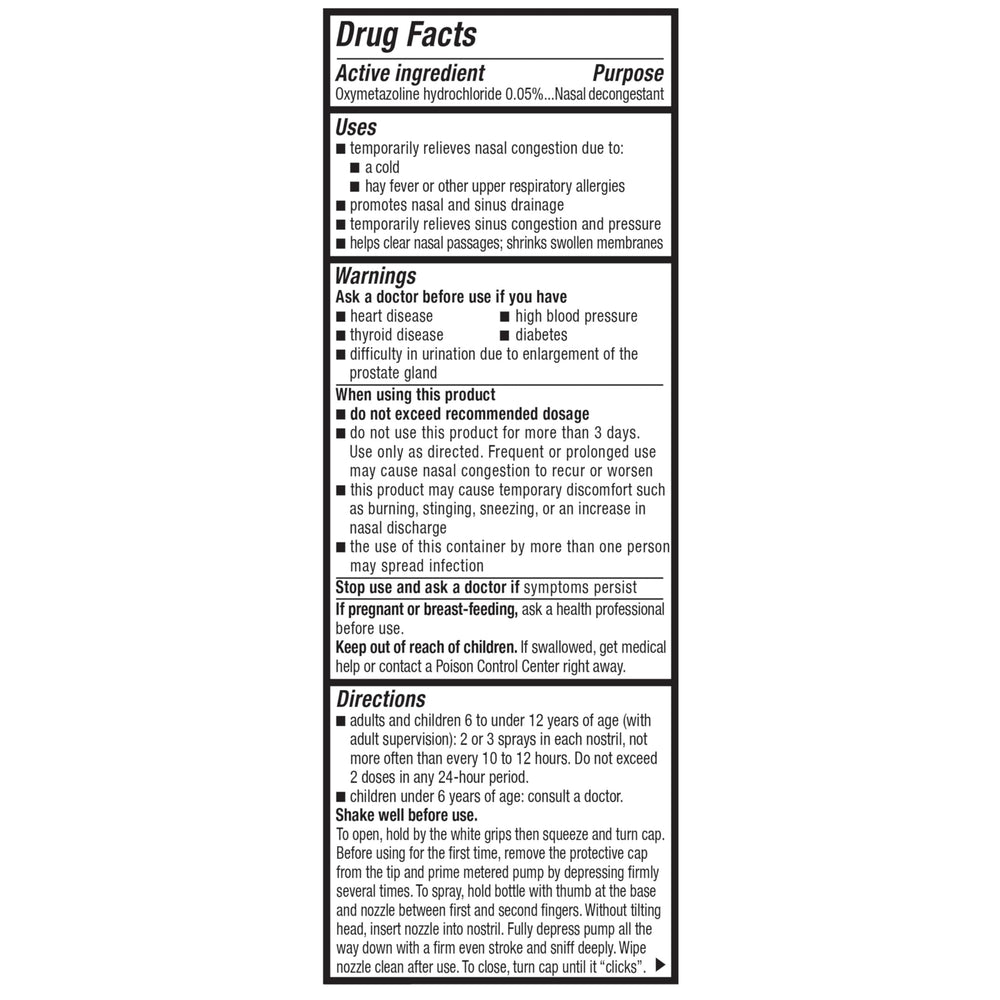 Mucinex Sinus-Max quick-relief spray for busy days