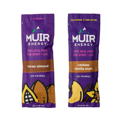 Muir Slow Burn 24-pack front packaging highlights variety and portable design for endurance athletes.