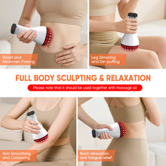 Multford Lymphatic Drainage Massager in use on body for routine sessions