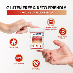 MultiBlue Probiotic Fit vitamin D3 inclusion promotes everyday wellness.