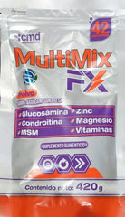 MULTIMIX glucosamine blend label scoop shows convenient daily dosage.